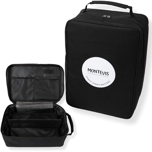 Montevis Golf-Schuhtasche, Premium-600D-Oxford-Gewebe, wasserdichte Beschichtung, stabile Schuh-Organizer-Taschen für Golfbälle, Golfhandschuhe und Tees, Golfzubehör für Herren, Golfgeschenke, von MONTEVIS EVERY GREEN MATTERS