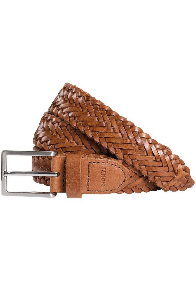 MONTI Flechtgürtel ROM 3,5 cm breit, Leder-Flechtband, Casual-Business-Sportiv von MONTI