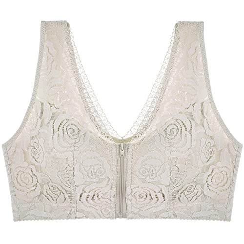 MOONBADI still BH BH mit reißverschluss vorne Grün Sport BH Starker Halt Große Größe Mesh Ringerrücken für Lauf Joggen Reiten BH ohne Bügel Pushup BH Damen 105C MOONBADI still BH BH mit reißverschluss vorne Grün Sport BH Starker Halt Große Größe Mesh Ringerrücken für Lauf Joggen Reiten BH ohne Bügel Pushup BH Damen 105C von MOONBADI