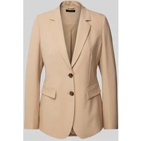 More & More Blazer mit Reverskragen in Beige, Größe 36 More & More Blazer mit Reverskragen in Beige, Größe 36 von MORE & MORE