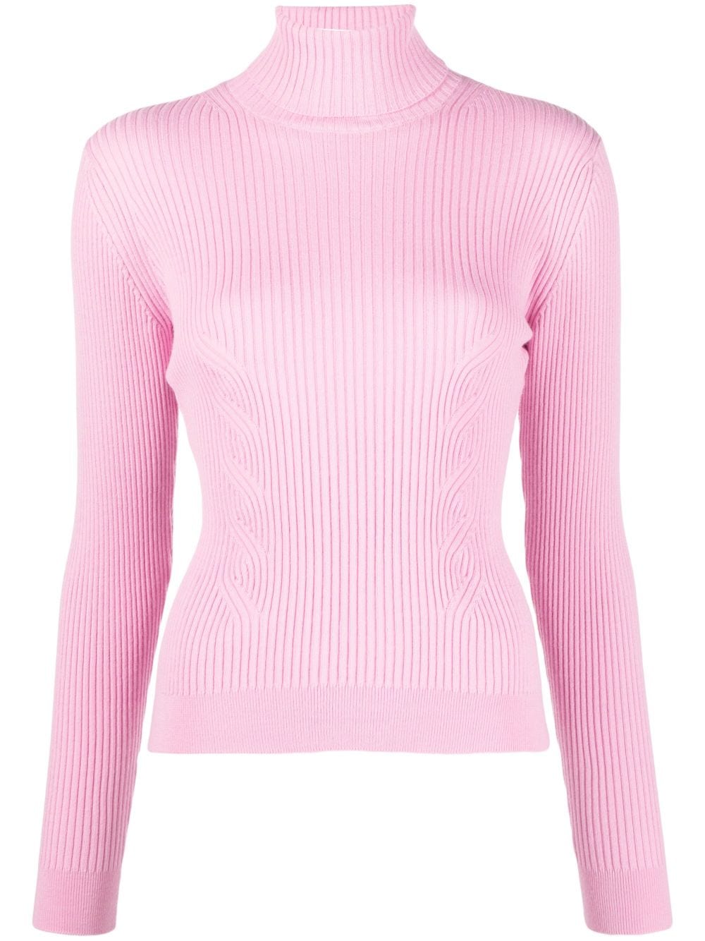 MOSCHINO JEANS Gerippter Pullover - Rosa von MOSCHINO JEANS