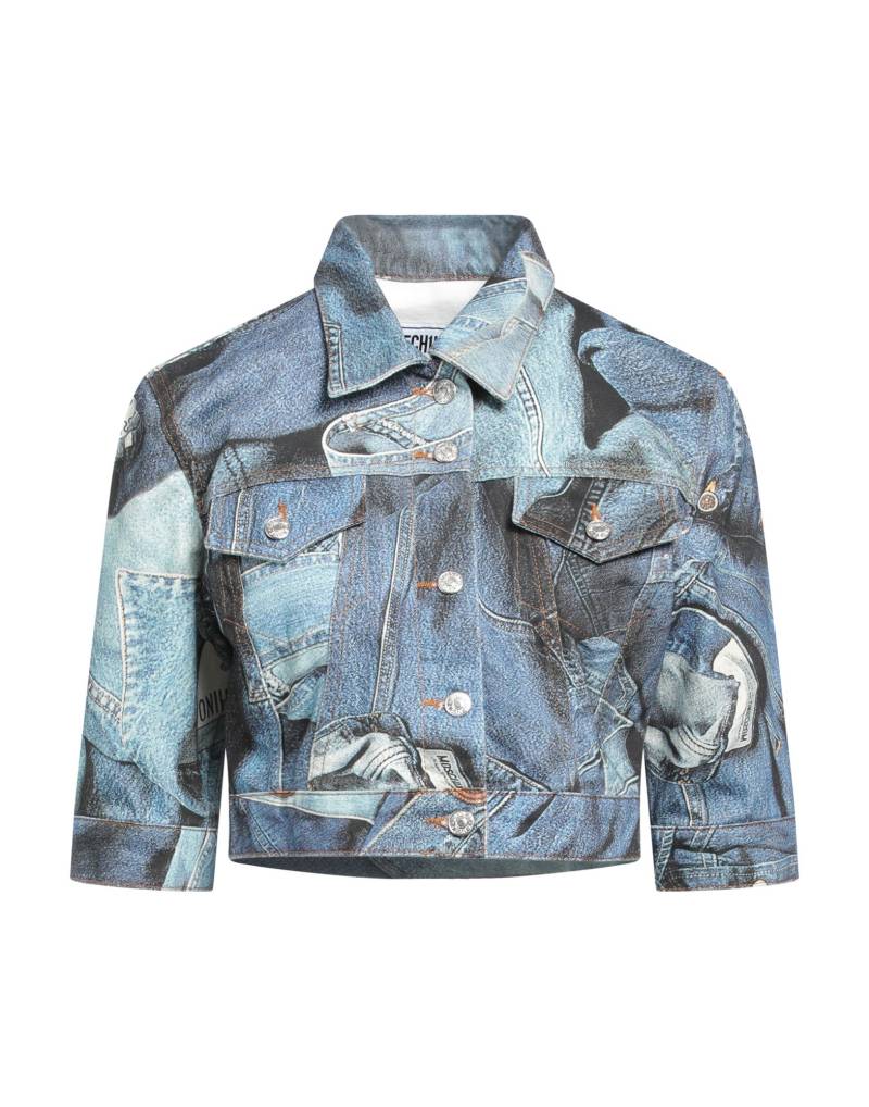 MOSCHINO JEANS Jeansjacke/-mantel Damen Blau von MOSCHINO JEANS