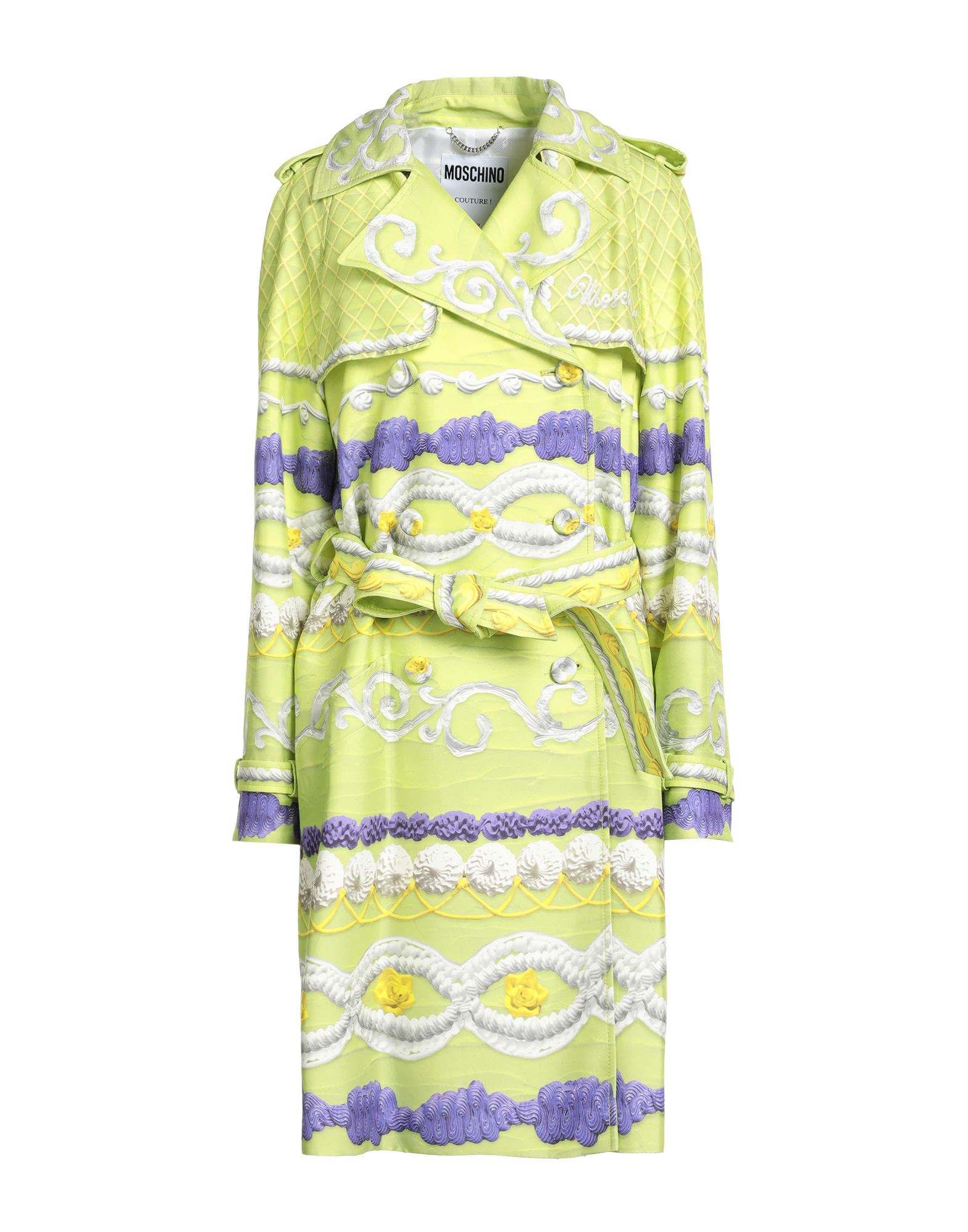 MOSCHINO Jacke, Mantel & Trenchcoat Damen Limettengrün MOSCHINO Jacke, Mantel & Trenchcoat Damen Limettengrün von MOSCHINO
