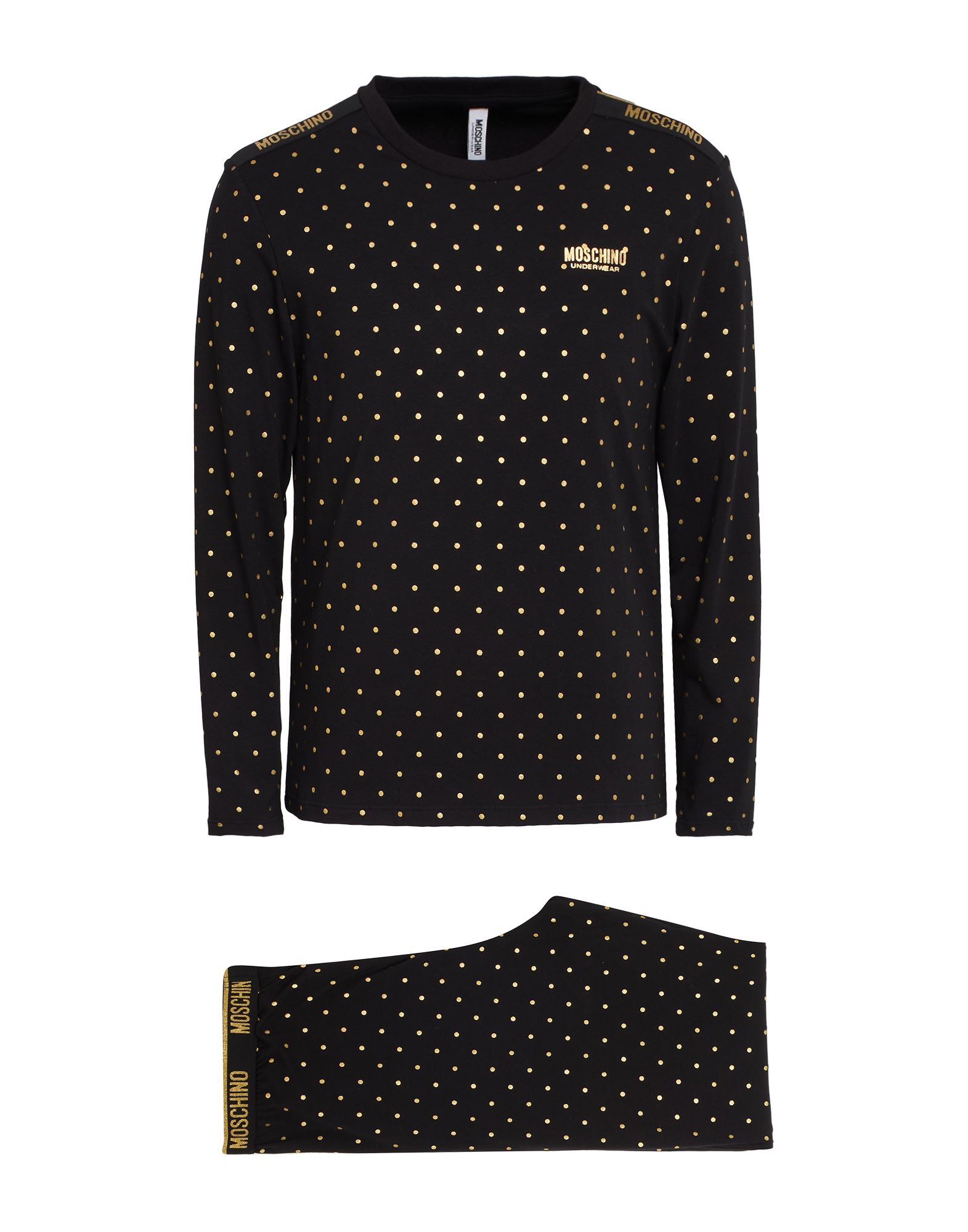 MOSCHINO Pyjama Herren Schwarz von MOSCHINO