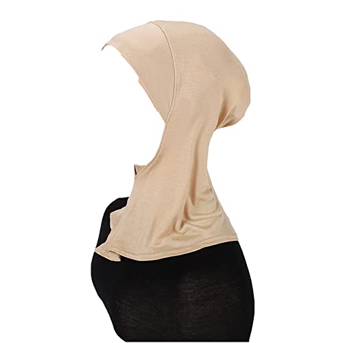 MOWEN Frauen Hijab Muslimischer Schal Turban Elastischer Schweiß Absorbierender Baumwollschlauch Kappe Frauen Geschenke von MOWEN