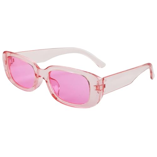 MPOWRX Quadratische Sonnenbrille mit kleinem Rahmen Brille für Jungen und Mädchen UV 400 Schutz - 2028-rosa von MPOWRX