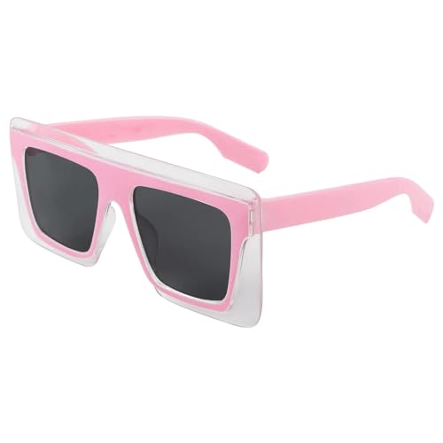 MPOWRX Sonnenbrille Strandbrille für Jungen und Mädchen Sonnenbrille UV 400 Schutz-5625-pink grau von MPOWRX