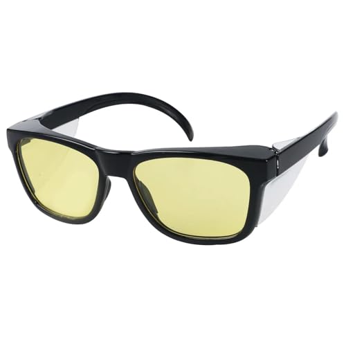 MPOWRX Sonnenbrille für Damen und Herren Anti-Blaulicht-Brille Unique Design-5268-schwarz gelb von MPOWRX