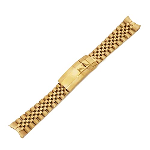MSEURO Watch Bracelet 20mm Männer Watch Armband Gleitschaltschnalle Teile Ersatzzubehör kompatibel for mittlere Greenwich-Zeit Kompatibel for Yacht, die for Daytona kompatibel ist (Color : A1, Size von MSEURO