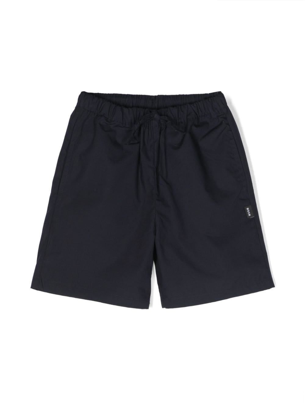 MSGM Kids Parachute Bermudas aus Baumwolle - Blau von MSGM Kids