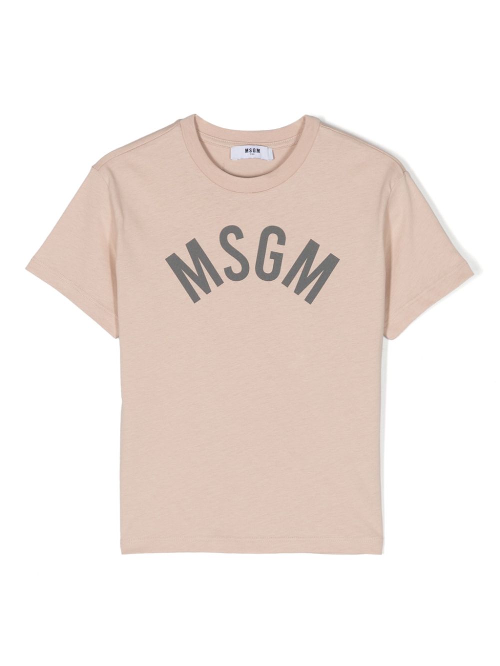 MSGM Kids T-Shirt mit Logo-Print - Braun von MSGM Kids