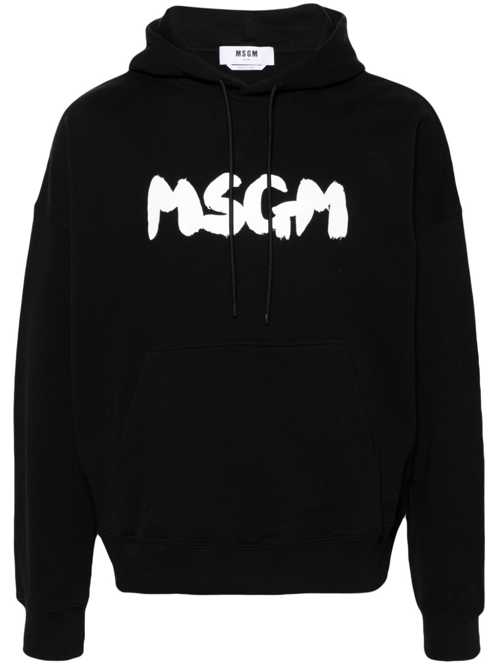 MSGM Hoodie mit Logo-Print - Schwarz von MSGM