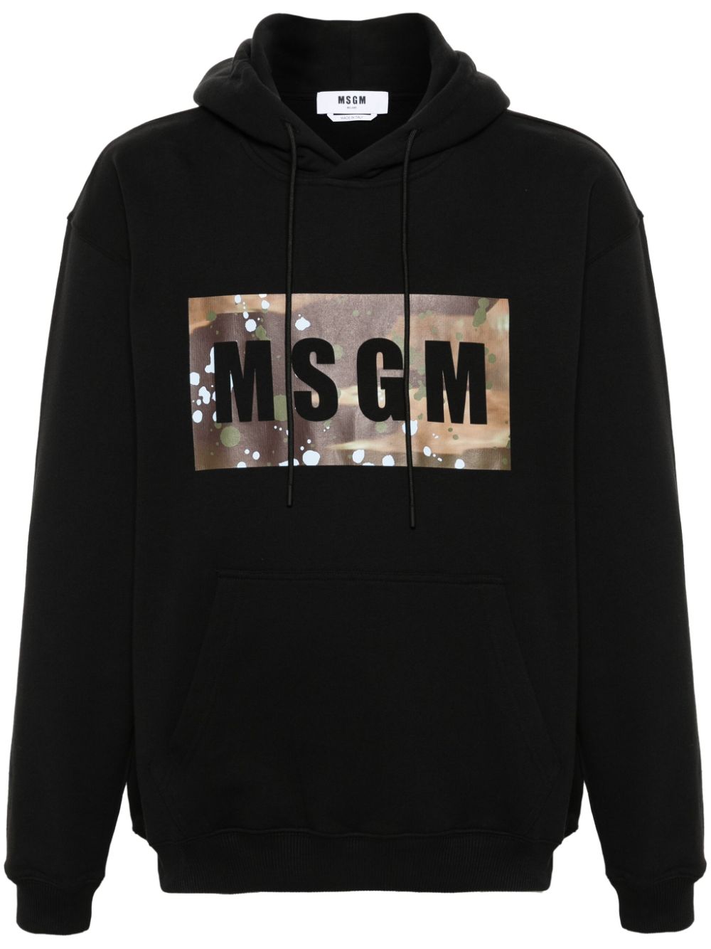 MSGM Hoodie mit Logo-Print - Schwarz von MSGM