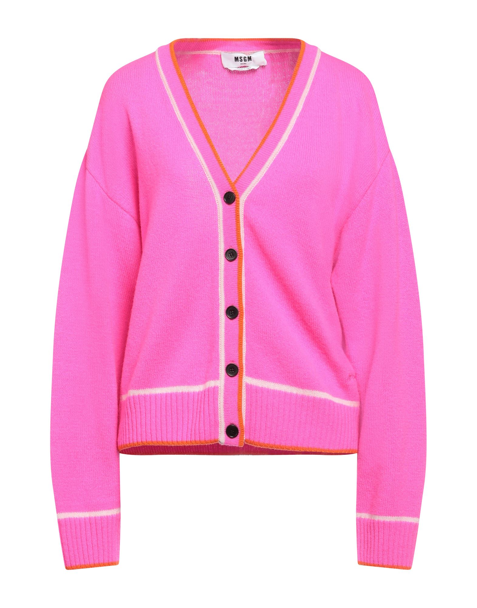 MSGM Strickjacke Damen Fuchsia von MSGM