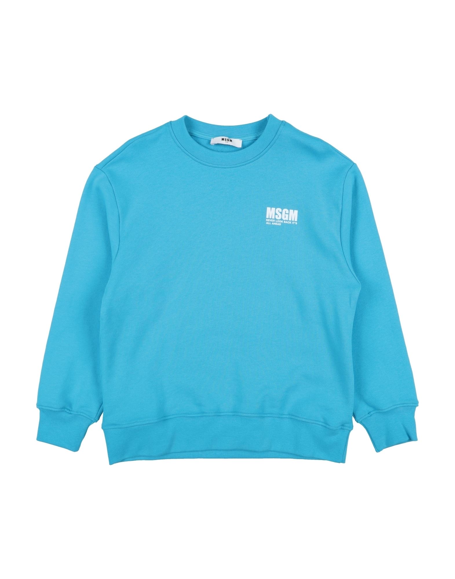 MSGM Sweatshirt Kinder Azurblau von MSGM