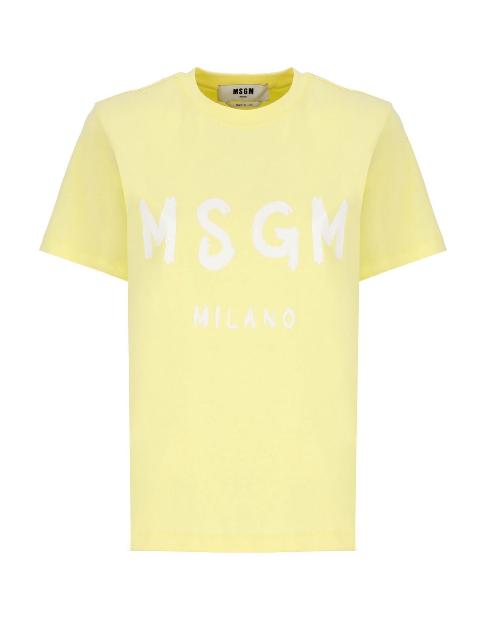 MSGM T-shirts Damen Gelb von MSGM