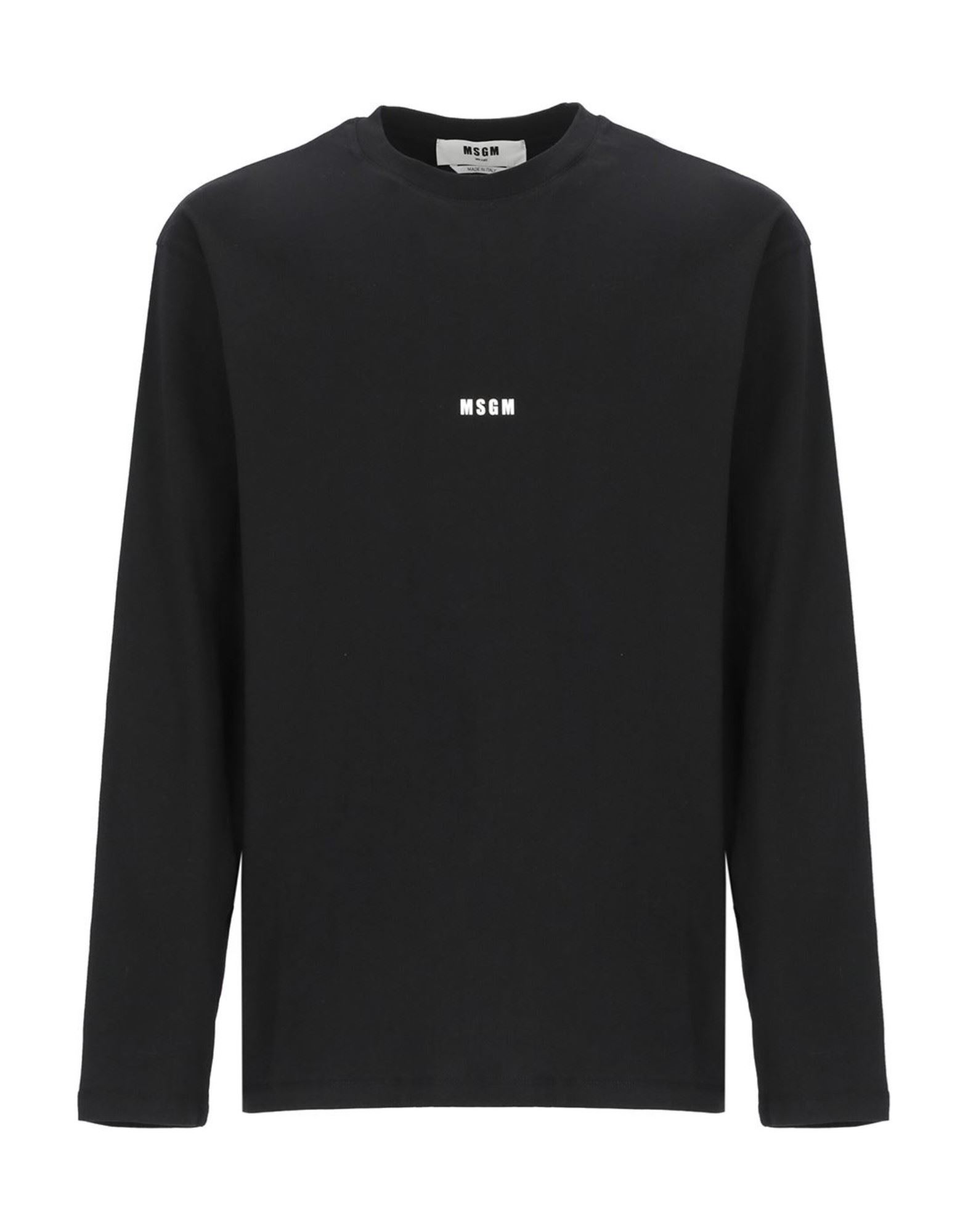 MSGM T-shirts Herren Schwarz von MSGM