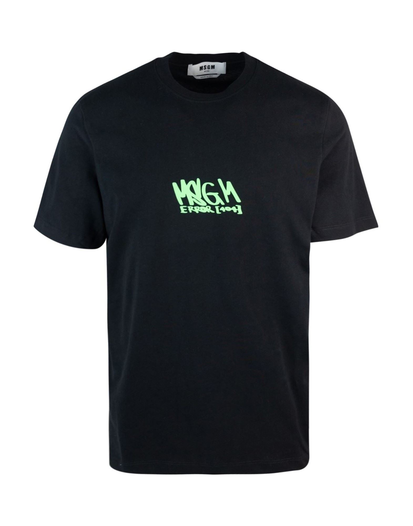 MSGM T-shirts Herren Schwarz von MSGM