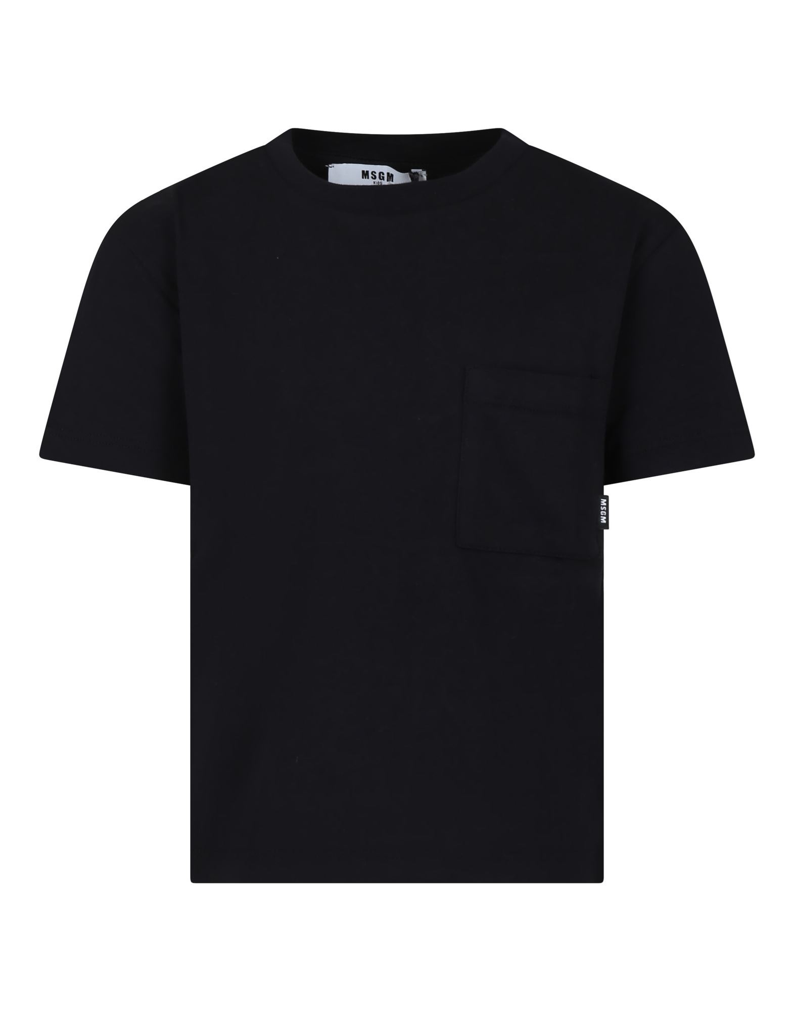 MSGM T-shirts Kinder Schwarz von MSGM