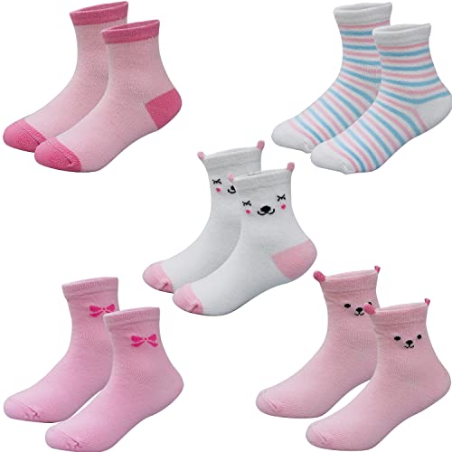 MSHEN 5 pairs of children's cotton socks, boys & girls 0-7 Jahre Baby Socken GKS01-L von MSHEN