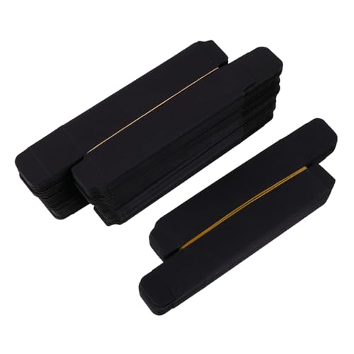 MUELODSIC 60stücke Leere Lippenstift Und Lipgloss-verpackungsboxen Aus Papier Schwarz Für Parfüm Lippenpflege Und Kosmetik Praktische Aufbewahrungslösung MUELODSIC 60stücke Leere Lippenstift Und Lipgloss-verpackungsboxen Aus Papier Schwarz Für Parfüm Lippenpflege Und Kosmetik Praktische Aufbewahrungslösung von MUELODSIC