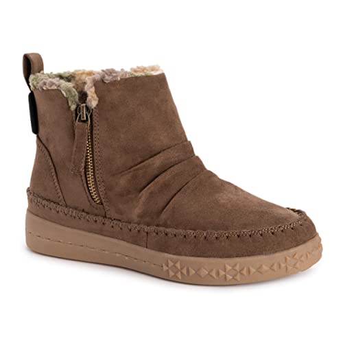 MUK LUKS Damen Street Richmond Stiefel, Kastanie, 40 EU von MUK LUKS