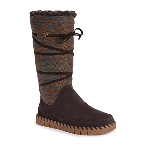 MUK LUKS Damen Women's Flexi New York Boots Mode-Stiefel, Schokoladenbraun, 41.5 EU von MUK LUKS