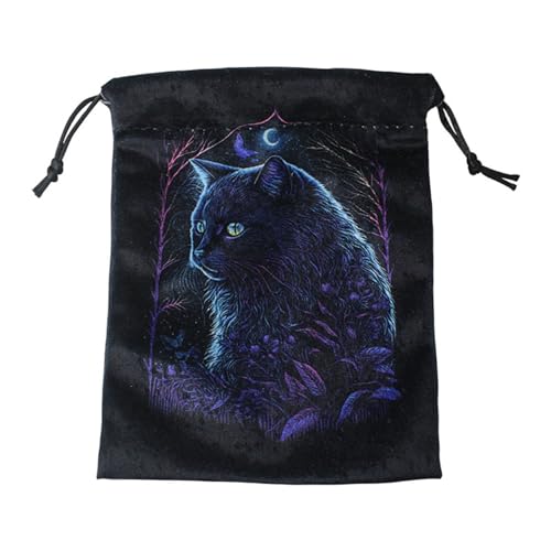 MULAIDI Divinations Tarotkarten-Würfeltasche, Hochzeitstasche, Tischdecke, Orakel, Kartenspiel, Schmuckaufbewahrung, Kordelzug, Tarot-Tasche, Kordelzugbeutel MULAIDI Divinations Tarotkarten-Würfeltasche, Hochzeitstasche, Tischdecke, Orakel, Kartenspiel, Schmuckaufbewahrung, Kordelzug, Tarot-Tasche, Kordelzugbeutel von MULAIDI