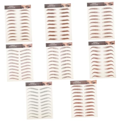MUSISALY 8 Blätter Make-up Augenbraue Aufkleber Set Mädchen Augenbrauen Gestaltung Aufkleber Für Ebenen MUSISALY 8 Blätter Make-up Augenbraue Aufkleber Set Mädchen Augenbrauen Gestaltung Aufkleber Für Ebenen von MUSISALY