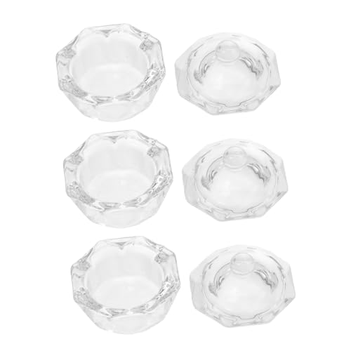 MUSISALY Schale Für Nagelflüssigkeit Glas Becher Mit Deckel Für Manikürepulver Diy-nageldekor Aufbewahrung MUSISALY Schale Für Nagelflüssigkeit Glas Becher Mit Deckel Für Manikürepulver Diy-nageldekor Aufbewahrung von MUSISALY