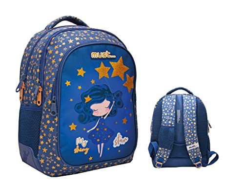 MUST Unisex Kinder Rucksack, bunt, Large von MUST