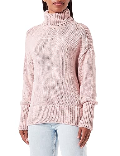 MUSTANG Damen Style Carla Turtleneck Pullover, Pale Mauve 8094 von MUSTANG