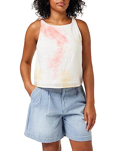 MUSTANG Damen Style Evi Bow Top Trägershirt/Cami Shirt, 2312_Tiedye 12444, 40 von MUSTANG