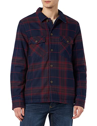 MUSTANG Herren Daniel Ch-jk Jacket, Indigo Twill Check 12347, L von MUSTANG