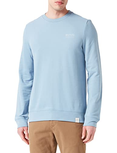 MUSTANG Herren Style Ben Crewneck Pullover, Faded Denim 5124, 3XL von MUSTANG