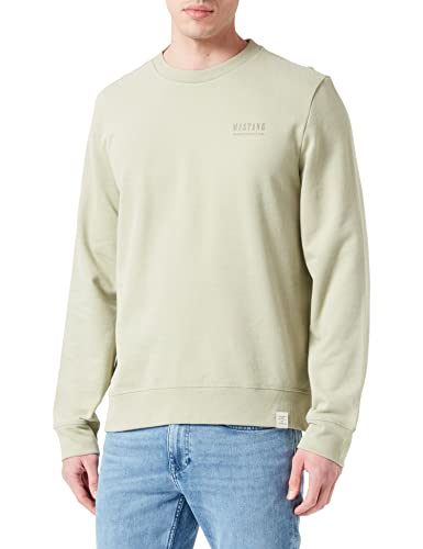 MUSTANG Herren Style Ben Crewneck Pullover, Tea 6205, L von MUSTANG