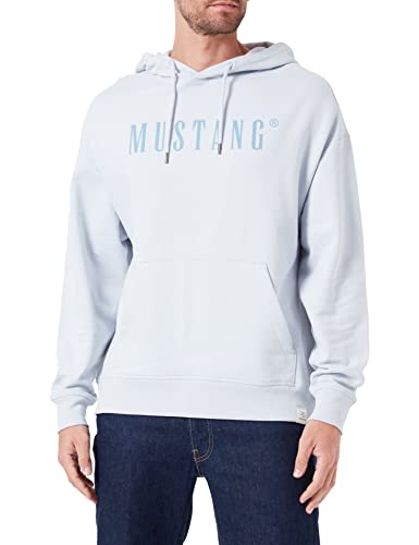 MUSTANG Herren Style Bennet Modern Hd Kapuzenpullover, Graue Morgendämmerung, XXL von MUSTANG