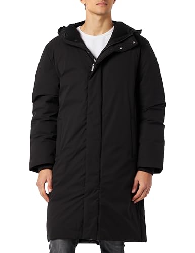 MUSTANG Herren Style David Padded Long Parka, Black 4142, Large von MUSTANG