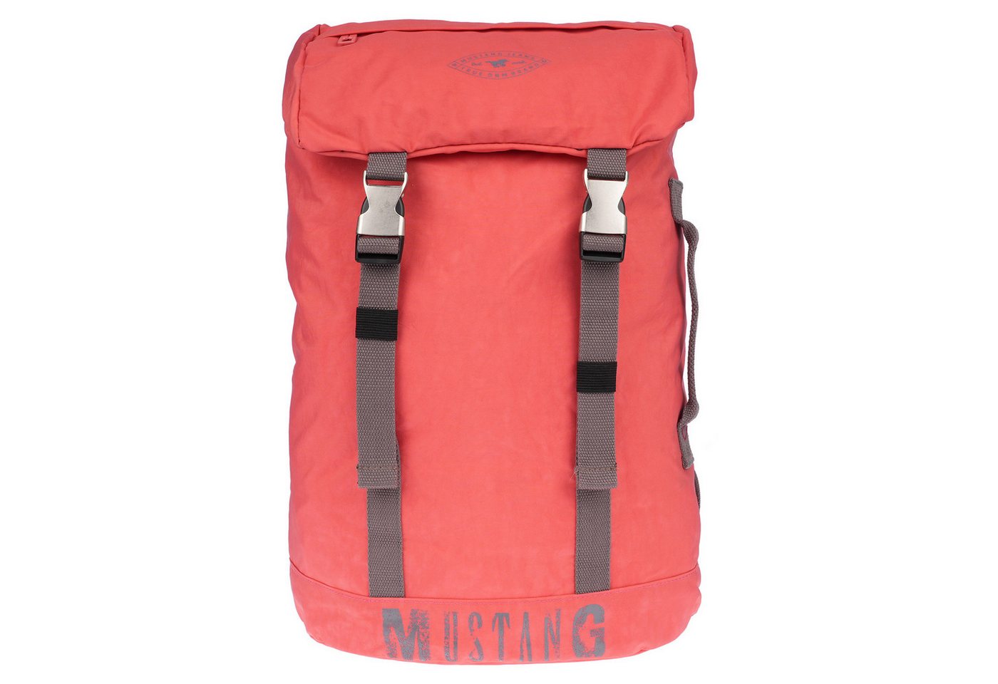 MUSTANG Rucksack Großer Mustang Tivoli Ruckasack Schule Herren Damen Pink, Tragegriff von MUSTANG