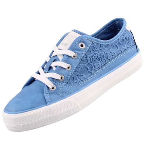 Mustang Damen 1272-309 Sneaker, hellblau, 38 EU von MUSTANG