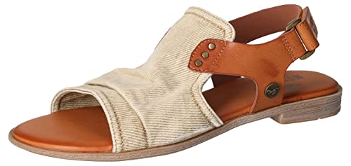 Mustang Damen 1388-808 Sandale, jeansbeige, 40 EU von MUSTANG