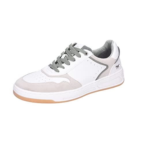 Mustang Herren 4187-301 Sneaker, beige/weiß, 41 EU von MUSTANG