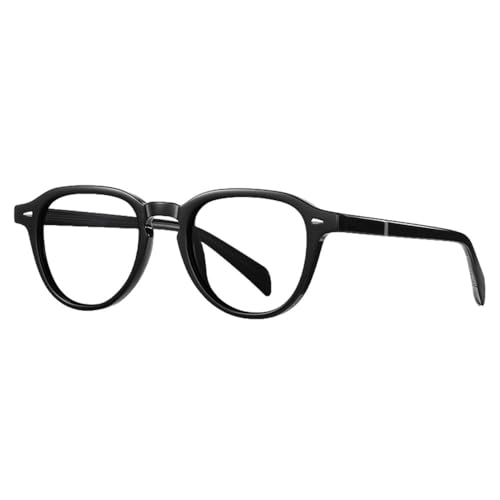MUTYNE Acetat-Sonnenbrille, Retro-Stil, für Damen, UV400, Retro-Stil, Brille für Herren, Zubehör, Schwarz mit Klar, Einheitsgröße von MUTYNE