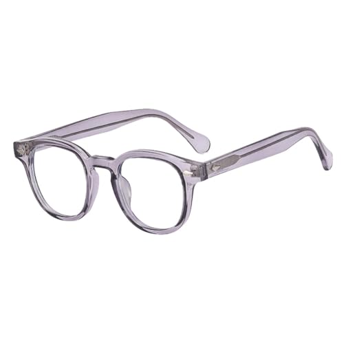 MUTYNE Retro-Brille mit klaren Gläsern, rund, klare Gläser, quadratisch, für Herren, Rahmen in Schwarz und Gold, Einheitsgröße von MUTYNE