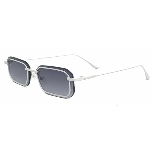 MUTYNE Retro-Punk-Sonnenbrille für Herren, quadratisch, kleiner Rahmen, personalisierte Outdoor-Sportbrillen, Sommer, UV400, C01 CA, Einheitsgröße von MUTYNE