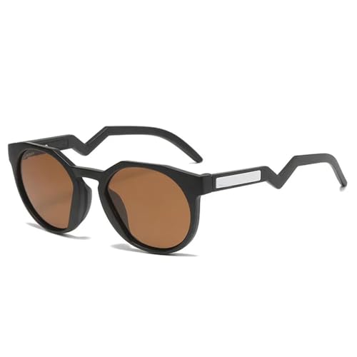 MUTYNE Sonnenbrille Herren Damen Luxus Runde Sonnenbrille UV400 Shades Brillen,C,9,Einheitsgröße von MUTYNE