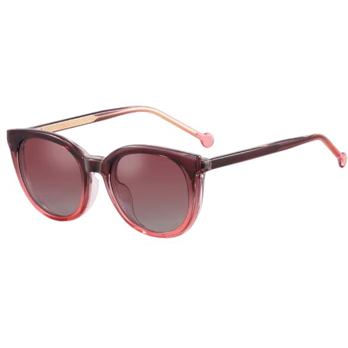 MUTYNE Sonnenbrille für Damen, Acetat, Cat-Eye-Sonnenbrille, Uv400, modisch, magnetisch, für den Sommer, lila, grau, rosa, Einheitsgröße von MUTYNE