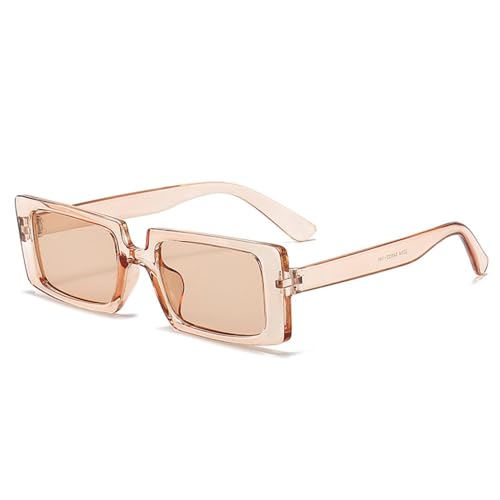 MUTYNE Sonnenbrille für Damen und Herren, rechteckig, modisch, kleiner Rahmen, quadratische Schattierung, UV400-Schutz, A3, Einheitsgröße von MUTYNE