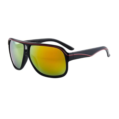 MUTYNE Sonnenbrille für Herren, Vintage, Retro, quadratisch, Vintage, Retro, Damen, Punk, groß, quadratisch, übergroß, bunt, für Outdoor-Sport, Autofahren, 8 von MUTYNE