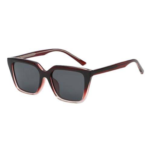 MUTYNE Sonnenbrillen für Herren, Acetat, Katzenaugen-Sonnenbrille, UV400, rotbrauner Rahmen, Einheitsgröße von MUTYNE